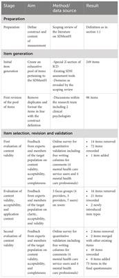 Development and content validation of a questionnaire to assess the social determinants of mental health in clinical practice